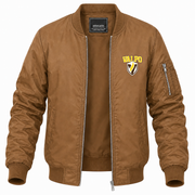 Men's Valparaiso Bomber Jacket | Color: Brown | Front