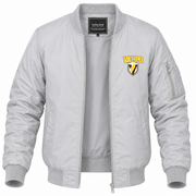 Men's Valparaiso Bomber Jacket | Color: Grey | Front