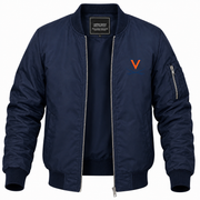 Men's Virginia Bomber Jacket | Color: Navy | Front