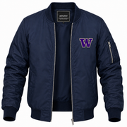 Men's Washington Bomber Jacket | Color: Navy | Front
