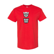 Men's Transformers Autobot & Decepticon Cotton T-Shirt - Red
