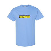 Men's Watchmen Cotton T-Shirt - Sky Blue