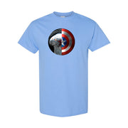 Men's Winter Soldier Cotton T-Shirt - Sky Blue