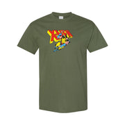 Men's Wolverine Cotton T-Shirt - Army Green