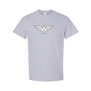 Men's Wonder Woman Cotton T-Shirt - Grey