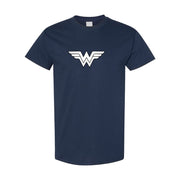 Men's Wonder Woman Cotton T-Shirt - Navy