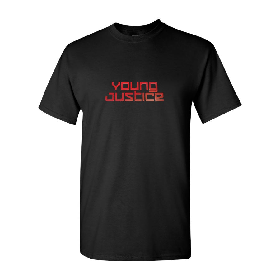 Men's Young Justice Cotton T-Shirt - Black